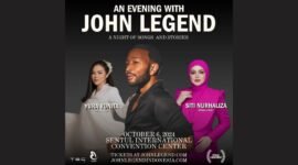 Konser John Legend Menghadirkan Tamu Spesial Siti Nurhaliza & Yura Yunitadi Sentul International Convention Center ( SICC), Bogor (6/10/24).(Doc.Ist)