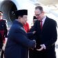 Presiden RI Prabowo Subianto tiba di Bandara Stansted Airport London. (Dok. Tim Media Prabowo)