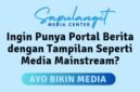 Sapulangit Media Center melayani jasa pembuatan website portal berita atau media online, WA: 0853 1555 7788. (Dok. Persrilis.com)