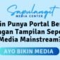 Sapulangit Media Center melayani jasa pembuatan website portal berita atau media online, WA: 0853 1555 7788. (Dok. Persrilis.com)