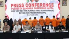 Polisi tangkap 11 pelaku TPPO di Bandara Soetta, sindikat gunakan medsos untuk jebak korban. (Dok. Polres Bandara Soetta)