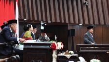 Presiden Prabowo saat berpidato tegas melawan “serakahnomics” di Sidang Tahunan MPR/DPR. (Dok. Tim Media Prabowo)
