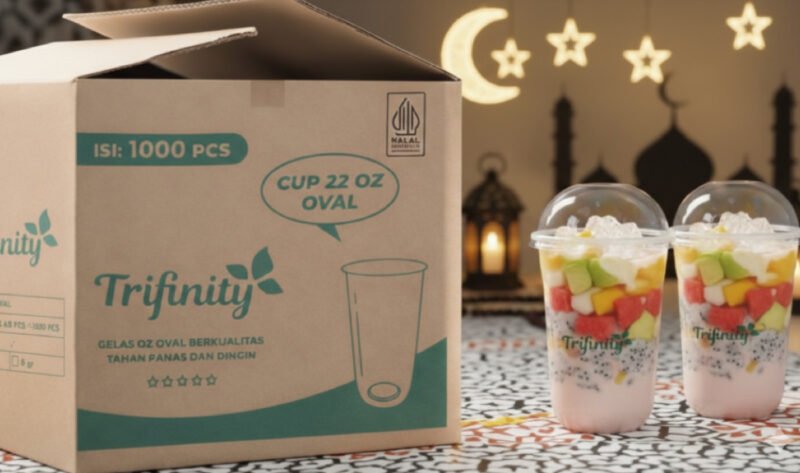Persiapan Ramadhan makin tenang! 🌙📦 PT Triguna Jaya Sentosa pastikan stok kemasan Trifinity aman terkendali. Dari gelas es buah sampai kotak nasi katering, semuanya ready dan bersertifikat Halal.