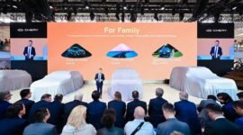 Jeff Zhang, CEO of the CHERY Brand,  unveiled the brand’s new slogan, “For Family.”