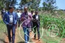 Dr. Rajiv Shah, President of The Rockefeller Foundation, and Denis Karema, Co-Founder and CEO of SokoFresh, visiting a farm outside Nairobi, Kenya, benefiting from solar-powered refrigeration thanks to investments by the Global Energy Alliance for People and Planet in collaboration with CLASP.