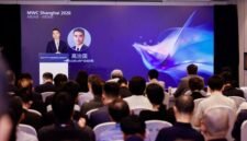 George Gao, President of Huawei Cloud Core Network Product Line, delivering a keynote speech