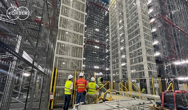 A glimpse of the newly automated warehouse.
