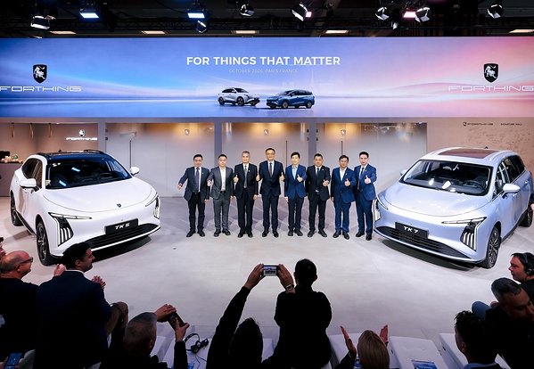 FORTHING's TK series makes its debut at the Paris Motor Show 2026