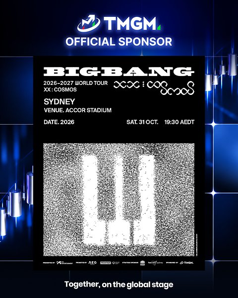 TMGM, Official Sponsor of BIGBANG 2026–2027 WORLD TOUR <XX : COSMOS> in Sydney